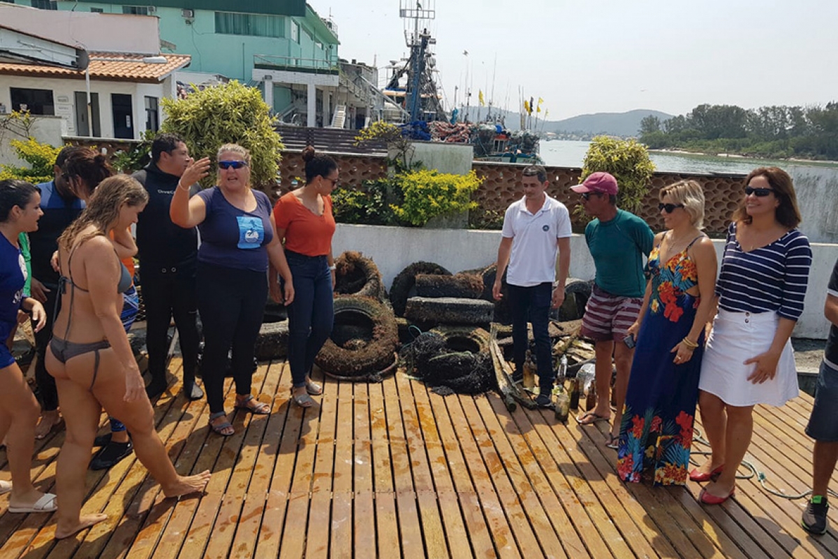 Subsede de Cabo Frio participa da maior ação ambiental do município