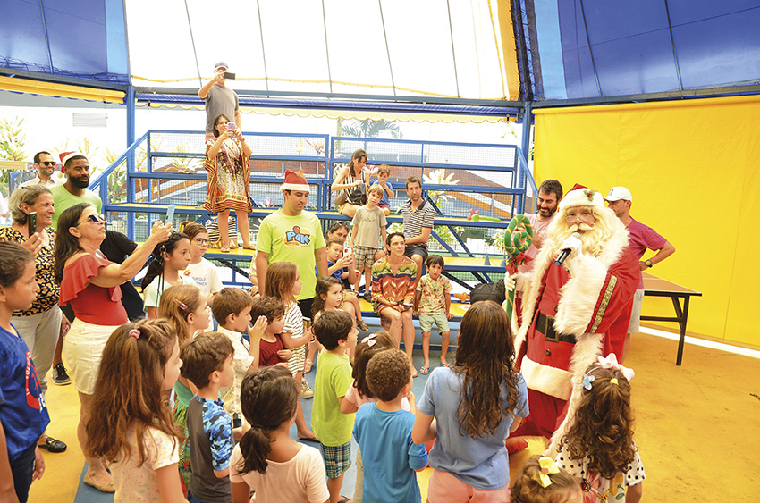 Festa infantil inicia temporada natalina