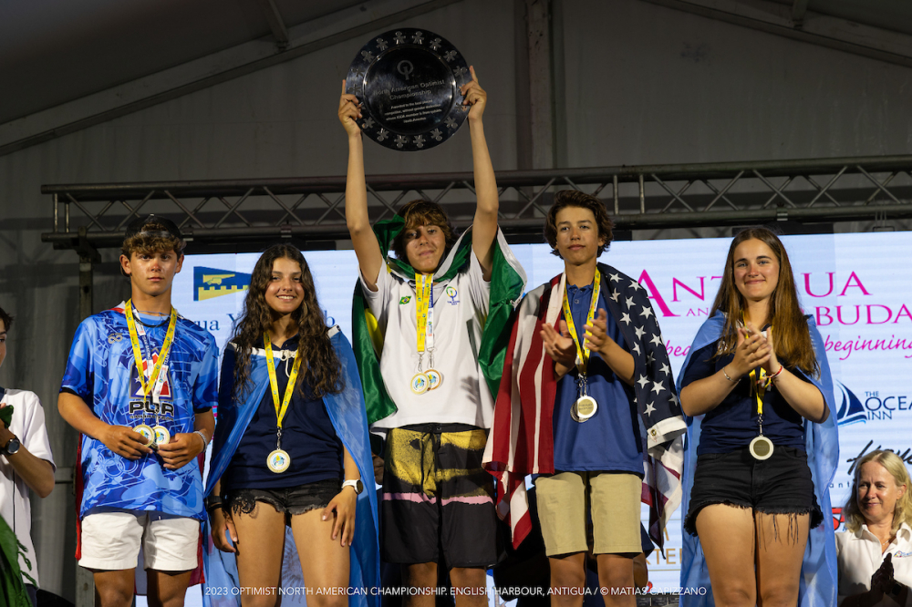 Enzo Ricardi é campeão do Norte-Americano de Optimist