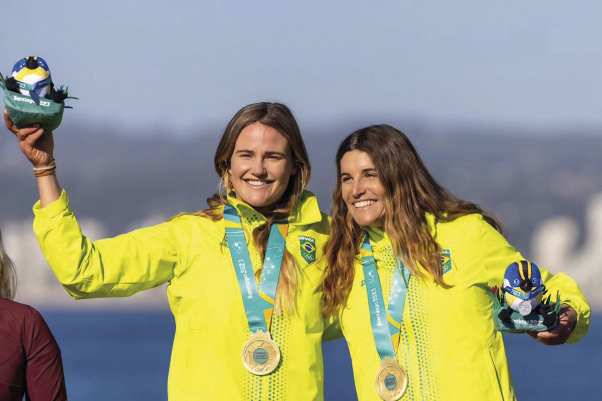 ICRJ no Pan-Americano: velejadoras conquistam ouro e bronze nas classes 49erFX e Nacra 17