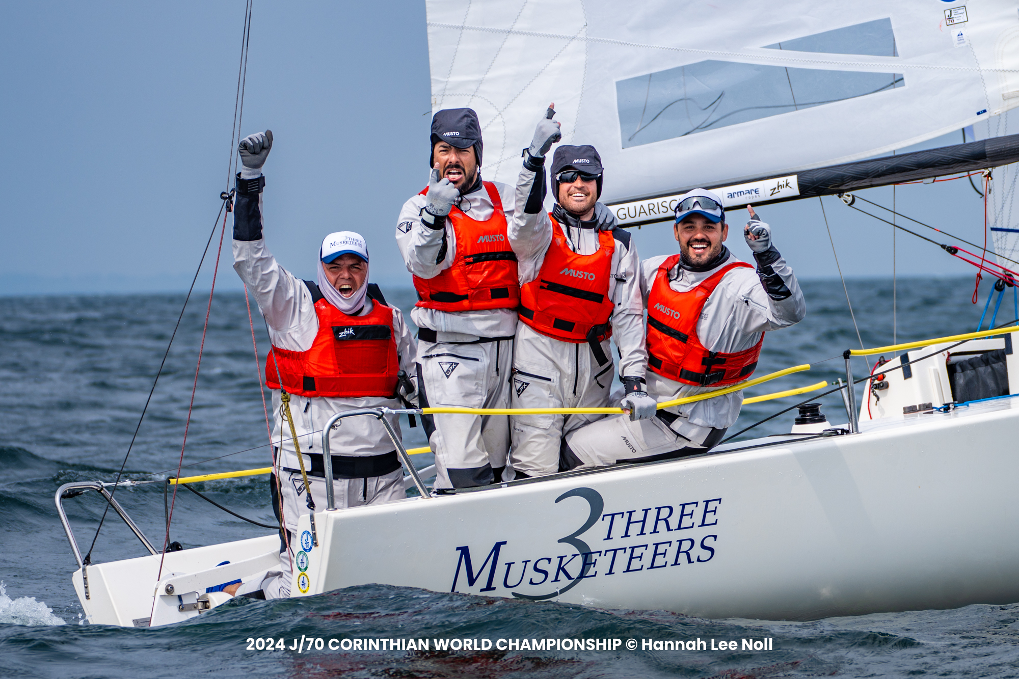 Three Musketeers é campeão do Mundial Corinthian de J70