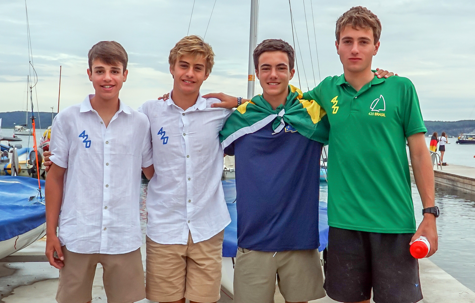 Integrantes da Vela Jovem representam o Brasil no Europeu de 420