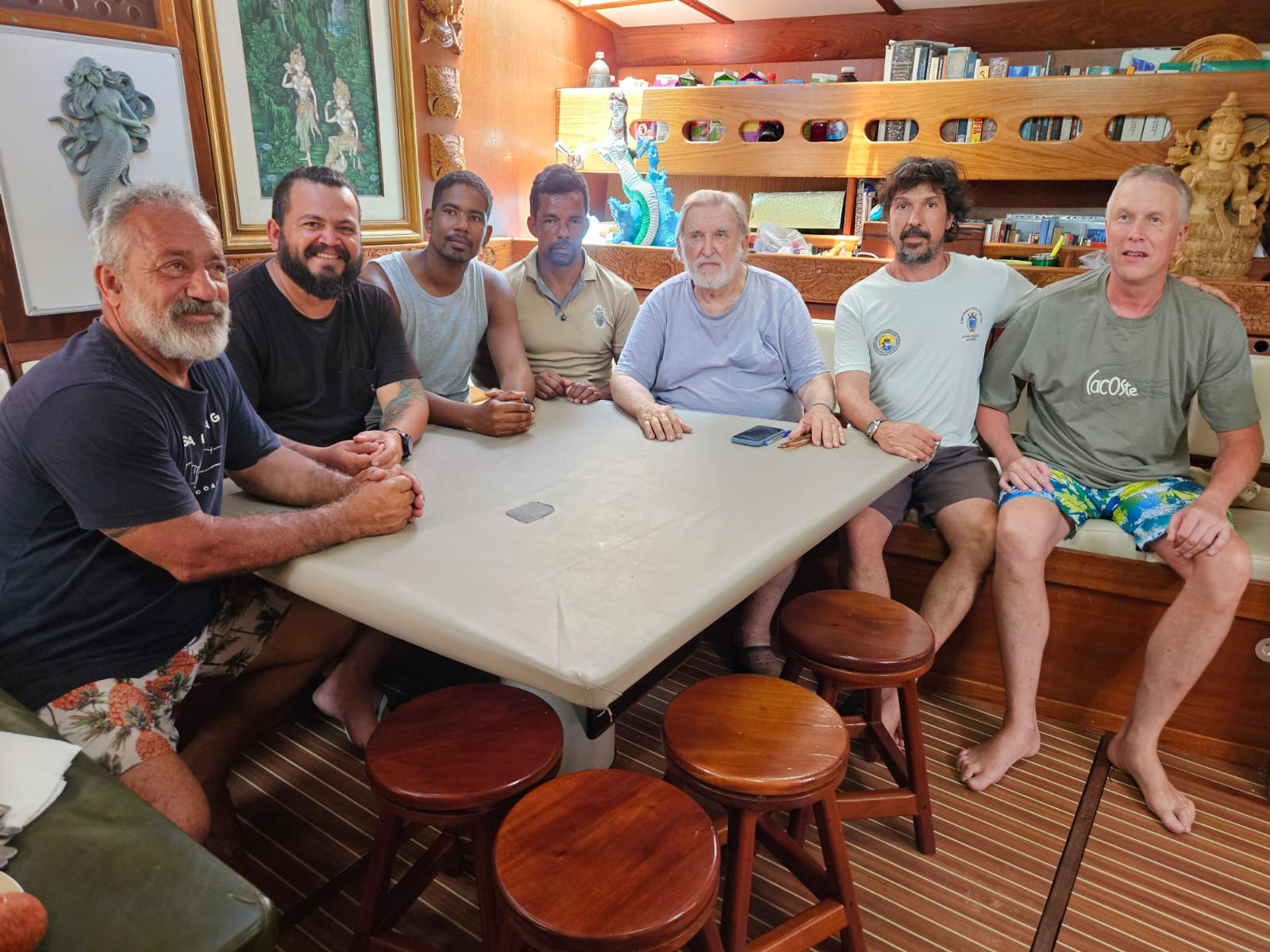 Parte da tripulação